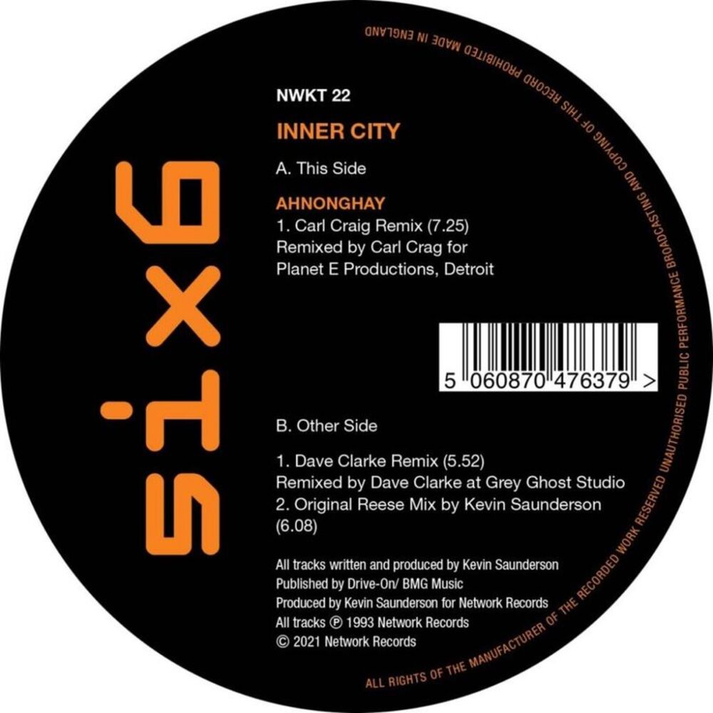 Inner City - Ahnonghay  LP LP